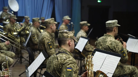 Оркестр. Скріншот відео: Facebook/Генеральний штаб ЗСУ / General Staff of the Armed Forces of Ukraine
