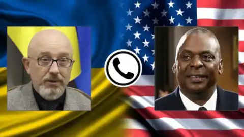 Defense Minister Reznikov discusses new military aid to Ukraine with Pentagon head Austin