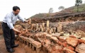 Archaeological excavations in China.  Photo by Xinhua.