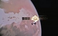 The orbiter and Mars. Photo by CNSA/Xinhua.