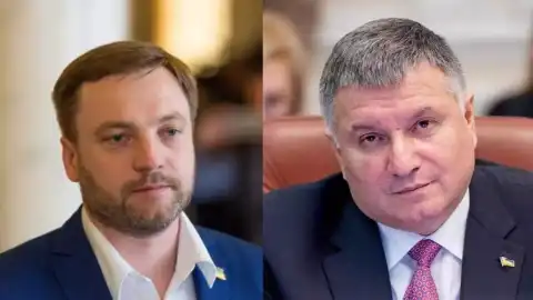Денис Монастырский и Арсен Аваков. Коллаж: 24 канал 