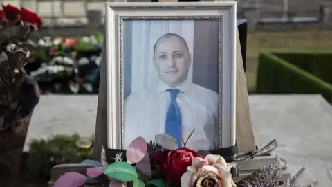 Denys Kireev's grave in Kyiv (Photo: The Wall Street Journal)