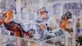 China to boost density of manufacturing robots. Photo by Xinhua.