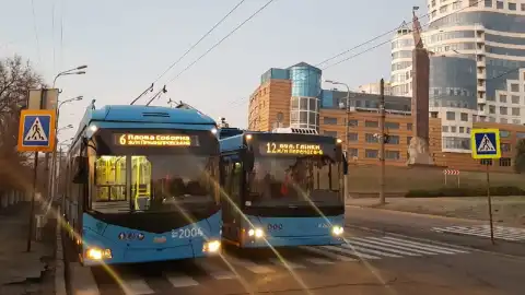 Тролейбуси. Дніпро. Фото: Дніпровський електротранспорт