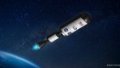 Artist concept of the Demonstration Rocket for Agile Cislunar Operations spacecraft, which will demonstrate a nuclear thermal rocket engine. Photo by U.S. Defense Advanced Research Projects Agency/Xinhua.