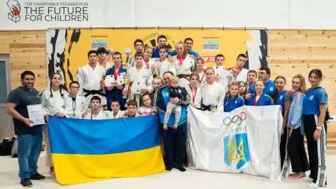 Young judoists from the affected regions of Ukraine, under the auspices of the Olympic Dreams project, won 14