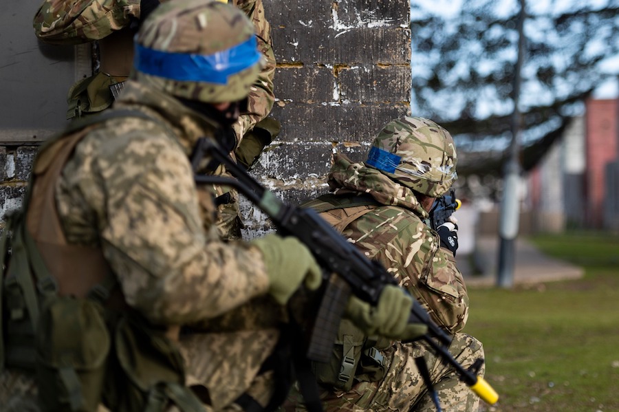 Навчання українських військових у Великій Британії. Фото: Генштаб ЗСУ