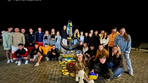 Young athletes from Bucha and Irpin paid tribute to the victims of terror during the international competition