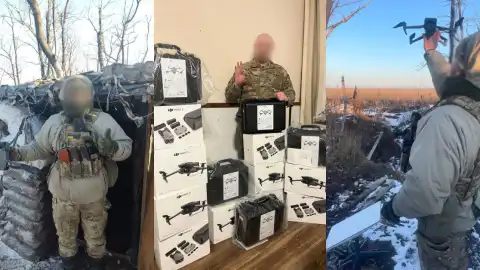 Військові на Донецькому напрямку отримали дрони та генератори від "Фундації Течія" та Олега Крота
