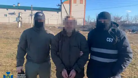 Задержание блоггера. Фото: СБУ