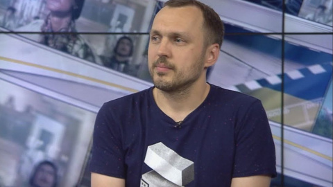 Сергій Неретін. Кадр відеозапису