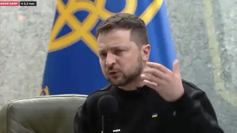 Владимир Зеленский. Пресс-конференция, посвященная году с момента полномасштабного вторжения России