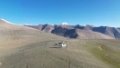 Aerial photo shows the Muztagh observatory in southern Xinjiang's Aketao County. Photo provided to Xinhua.