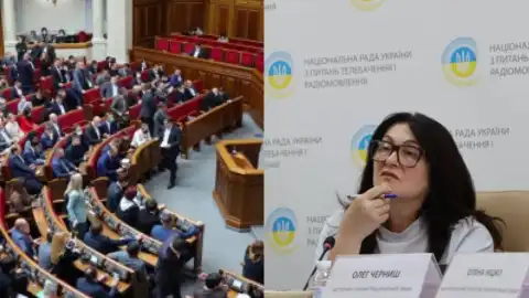 Нацрада з питань телебачення і ВРУ. Колаж