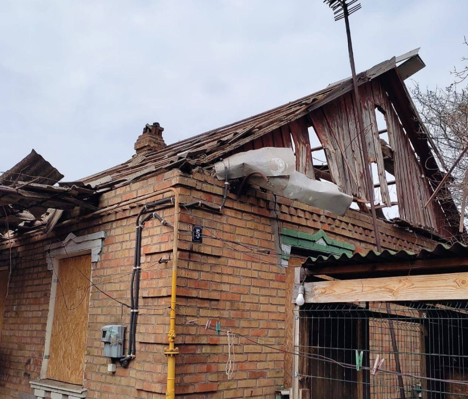 Руйнація внаслідок обстрілу російської армії. Фото: telegram/Дніпропетровська ОВА