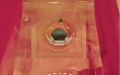 Lunar sample brought back by the Chang'e-5 probe is displayed to the public for the first time in Beijing, capital of China. Photo by Xinhua/Wang Ye.