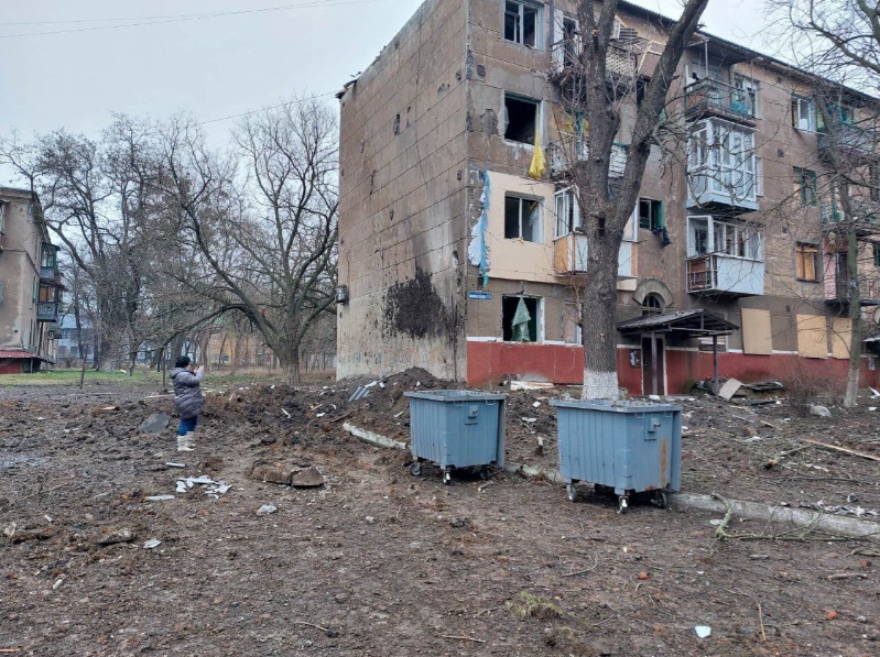 Наслідки обстрілів Донеччини ворогом. Фото: telegram/Павло Кириленко / Донецька ОВА