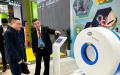 Chinese scientists have devised an intelligent robotic mobile computed tomography that can provide great convenience for patients in critical condition. Photo by Xinhua.