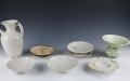 A porcelain tea set unearthed from a tomb dating back to the Tang Dynasty (618-907) found in Changzhi of north China's Shanxi Province. Photo by Xinhua.