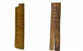Bamboo and wooden slips unearthed from Hebosuo relics site dating back to the Bronze Age, in Kunming, southwest China's Yunnan Province. Photo by Xinhua.