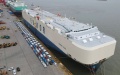 Vehicles are seen before being shipped to Australia, at Haitong Pier, one of China's largest auto-export terminals, in east China's Shanghai. Photo by Xinhua/Fang Zhe.