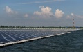 A floating solar farm in Panji District of Huainan City, east China's Anhui Province. Photo by Xinhua/Huang Bohan.
