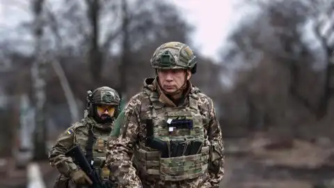 Сырский в Бахмуте. Фото автора