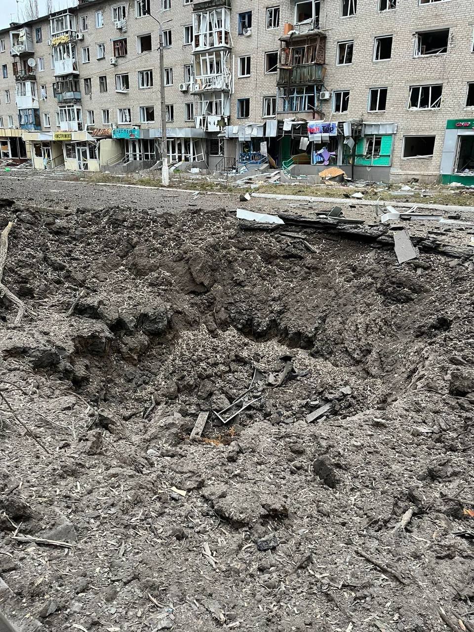 Руйнування в Авдіївці. Фото: Андрій Єрмак