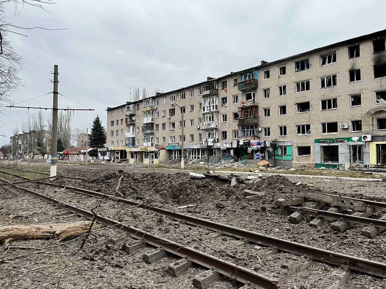 Руйнування в Авдіївці. Фото: Андрій Єрмак