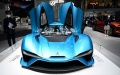 A NIO eP9 electric car displayed at the 20th Guangzhou International Automobile Exhibition in Guangzhou, south China's Guangdong Province. Photo by Xinhua/Deng Hua.