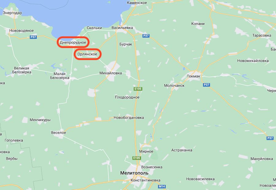 На північ від Мелітополя окупанти 
