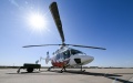 An AC332 twin-engine civil helicopter is seen on the apron of the Aviation Industry Corporation of China (AVIC) Tianjin Helicopter Co.,Ltd in north China's Tianjin. Photo by Xinhua/Sun Fanyue.