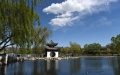 Tourists have fun at Taoranting park during good weather in Beijing, capital of China. Photo by Xinhua/Luo Xiaoguang.