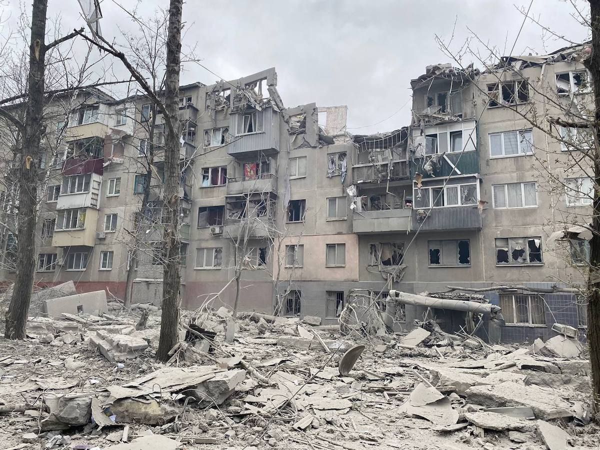 Слов’янськ зазнав російського обстрілу. Фото: Слов’янська МВА