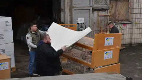 Мирноградская громада получила медицинскую гумпомощь почти на 1 млн грн