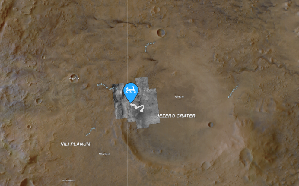 Кратер Єзеро. Фото mars.nasa.gov