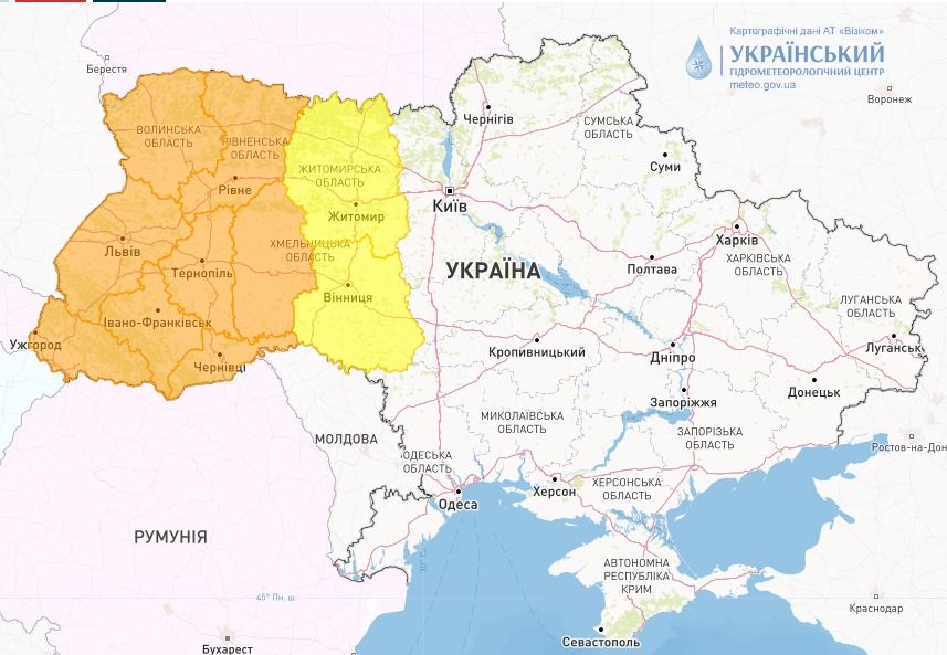 Фото: заморозки в Україні 28 квітня (meteo.gov.ua)

