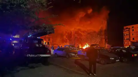 Ракетный обстрел. Фото: Игорь Клименко