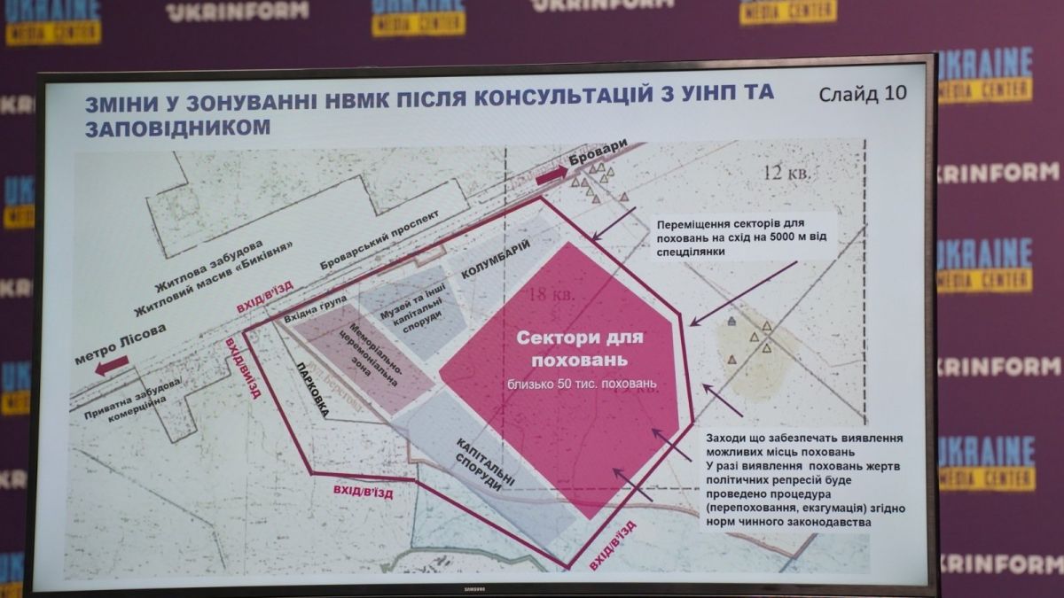 Національне військове меморіальне кладовище планують створити у Биківнянському лісі. Фото: Мінкультури