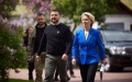 Zelenskyy discusses Trump conversation with European Commission President Ursula von der Leyen