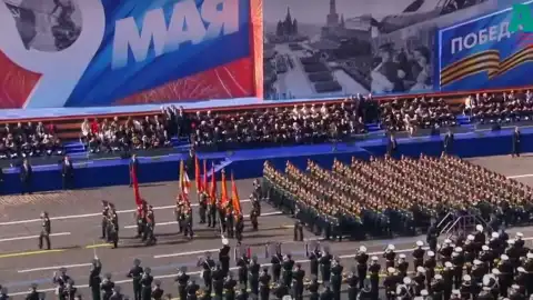 Парад в Москве. Фото: скриншот видео