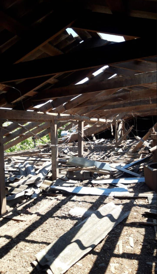 Наслідки ворожого удару. Фото: telegram/Сергій Малашко