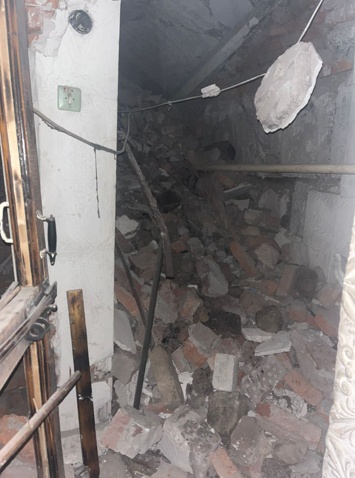 Руйнування внаслідок атаки окупантів. Фото: telegram/Павло Кириленко.