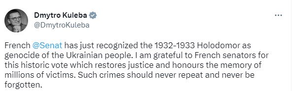 Фото: twitter/DmytroKuleba