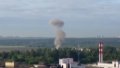Explosions in moscow. Screenshot of the video (illustration)