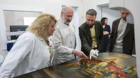 Медицинский рентген помог "Софии Киевский" найти древнейшее изображение святителя Рафаила