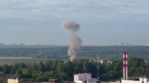 Вибухи у Москві. Скрін відео