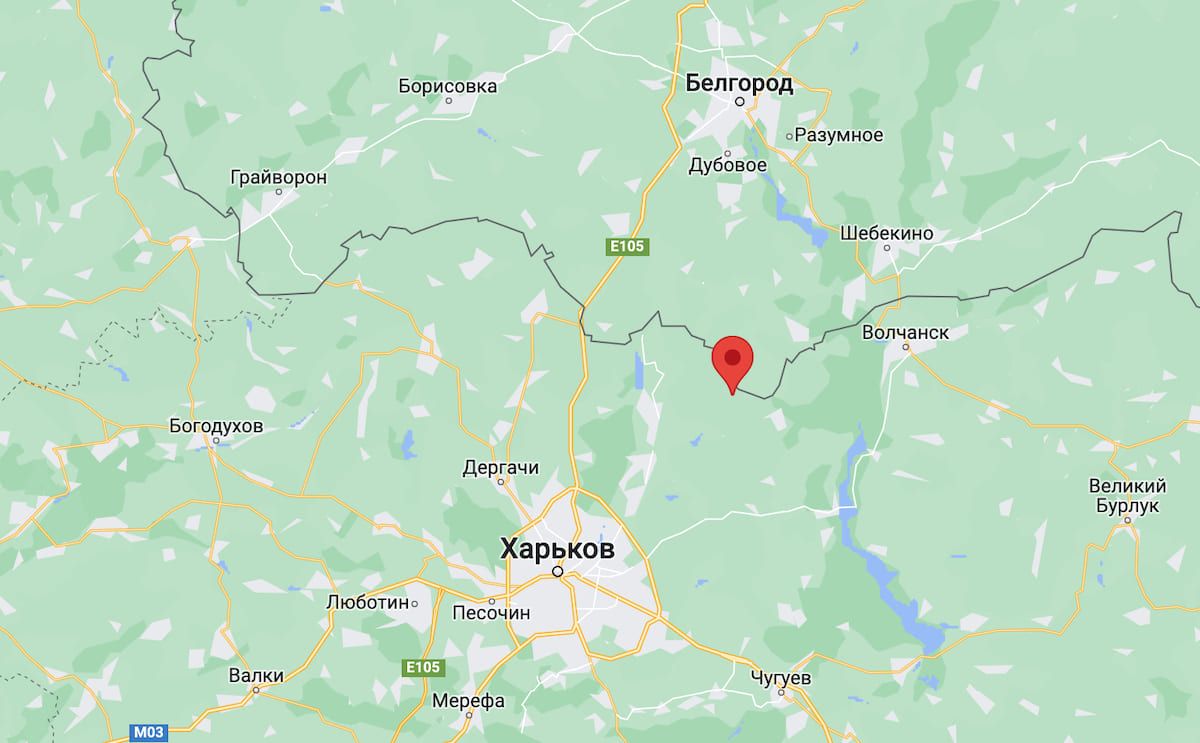 У Харківську область хотіла зайти диверсійно-розвідувальна група окупантів. Фото: Google Maps