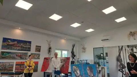 Выставка работ украинских художников в Словении. Фото: Facebook