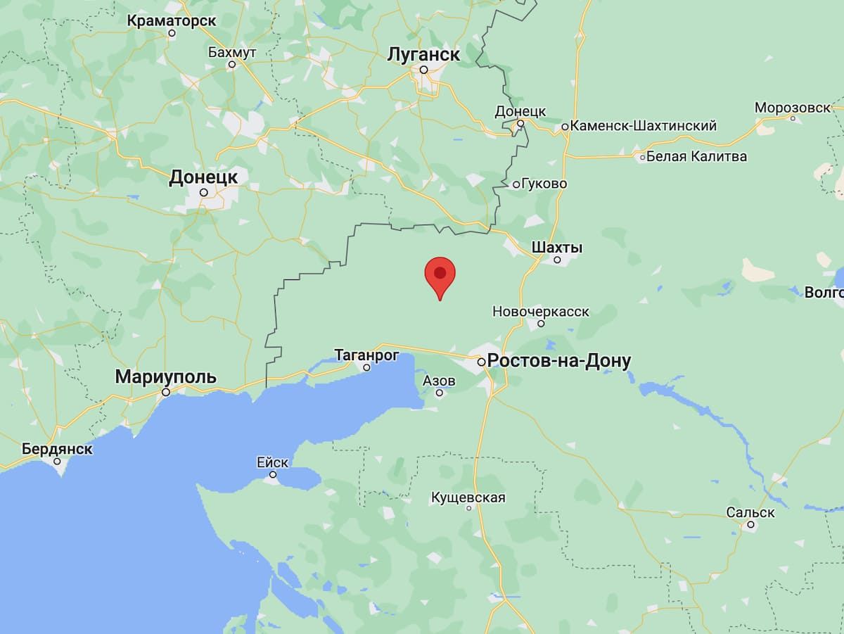 Госпіталь окупантів у Персіанівці переповнений та має великі показники смертності. Фото: Google Maps